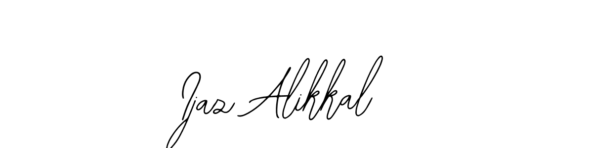 You should practise on your own different ways (Bearetta-2O07w) to write your name (Ijaz Alikkal) in signature. don't let someone else do it for you. Ijaz Alikkal signature style 12 images and pictures png