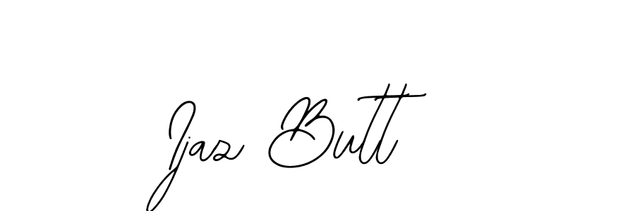 Similarly Bearetta-2O07w is the best handwritten signature design. Signature creator online .You can use it as an online autograph creator for name Ijaz Butt. Ijaz Butt signature style 12 images and pictures png