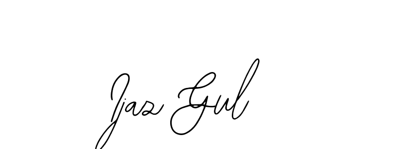 Use a signature maker to create a handwritten signature online. With this signature software, you can design (Bearetta-2O07w) your own signature for name Ijaz Gul. Ijaz Gul signature style 12 images and pictures png