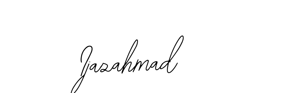 if you are searching for the best signature style for your name Ijazahmad. so please give up your signature search. here we have designed multiple signature styles  using Bearetta-2O07w. Ijazahmad signature style 12 images and pictures png