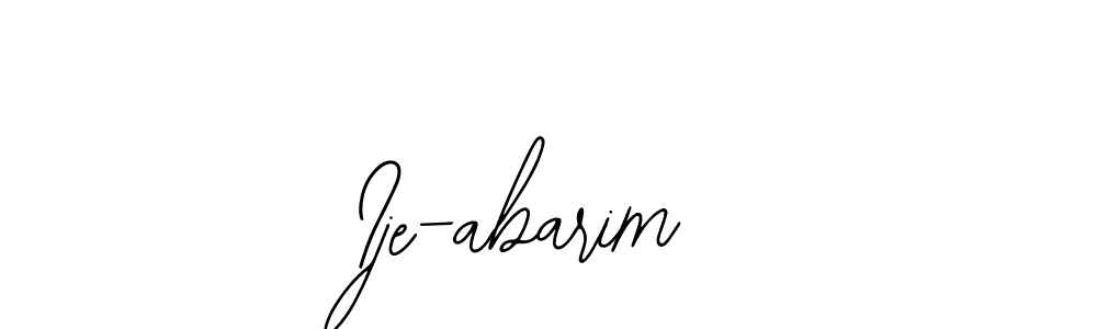 Also we have Ije-abarim name is the best signature style. Create professional handwritten signature collection using Bearetta-2O07w autograph style. Ije-abarim signature style 12 images and pictures png