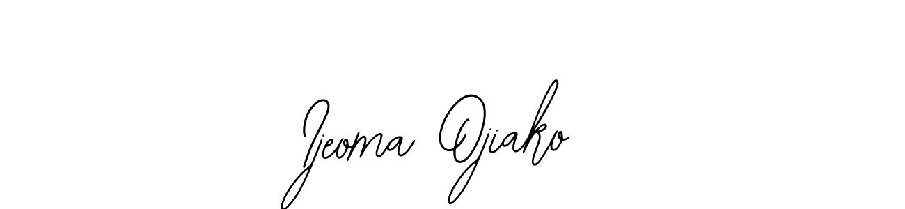 Bearetta-2O07w is a professional signature style that is perfect for those who want to add a touch of class to their signature. It is also a great choice for those who want to make their signature more unique. Get Ijeoma Ojiako name to fancy signature for free. Ijeoma Ojiako signature style 12 images and pictures png