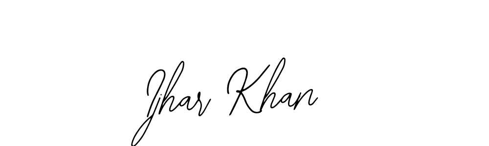 Similarly Bearetta-2O07w is the best handwritten signature design. Signature creator online .You can use it as an online autograph creator for name Ijhar Khan. Ijhar Khan signature style 12 images and pictures png