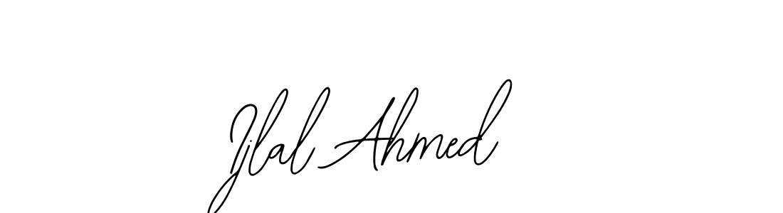 This is the best signature style for the Ijlal Ahmed name. Also you like these signature font (Bearetta-2O07w). Mix name signature. Ijlal Ahmed signature style 12 images and pictures png