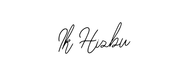 Make a beautiful signature design for name Ik Hizbu. With this signature (Bearetta-2O07w) style, you can create a handwritten signature for free. Ik Hizbu signature style 12 images and pictures png
