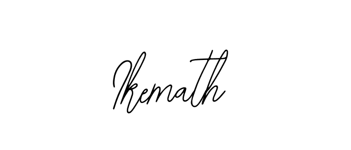 How to make Ikemath name signature. Use Bearetta-2O07w style for creating short signs online. This is the latest handwritten sign. Ikemath signature style 12 images and pictures png