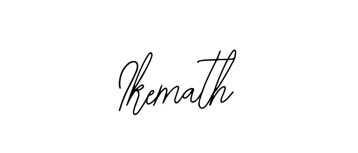Ikemath stylish signature style. Best Handwritten Sign (Bearetta-2O07w) for my name. Handwritten Signature Collection Ideas for my name Ikemath. Ikemath signature style 12 images and pictures png