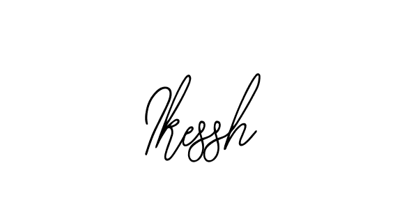 How to make Ikessh name signature. Use Bearetta-2O07w style for creating short signs online. This is the latest handwritten sign. Ikessh signature style 12 images and pictures png