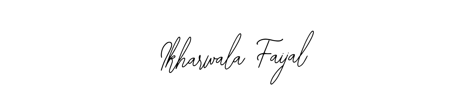 Also You can easily find your signature by using the search form. We will create Ikharwala Faijal name handwritten signature images for you free of cost using Bearetta-2O07w sign style. Ikharwala Faijal signature style 12 images and pictures png