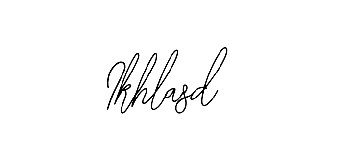 Make a beautiful signature design for name Ikhlasd. Use this online signature maker to create a handwritten signature for free. Ikhlasd signature style 12 images and pictures png