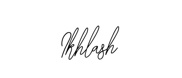 It looks lik you need a new signature style for name Ikhlash. Design unique handwritten (Bearetta-2O07w) signature with our free signature maker in just a few clicks. Ikhlash signature style 12 images and pictures png