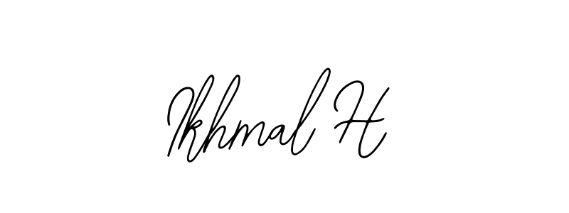 Create a beautiful signature design for name Ikhmal H. With this signature (Bearetta-2O07w) fonts, you can make a handwritten signature for free. Ikhmal H signature style 12 images and pictures png