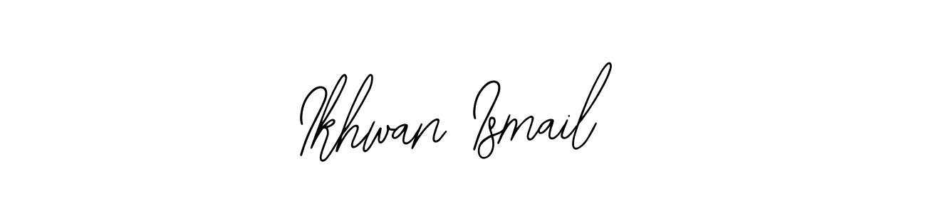 How to make Ikhwan Ismail signature? Bearetta-2O07w is a professional autograph style. Create handwritten signature for Ikhwan Ismail name. Ikhwan Ismail signature style 12 images and pictures png