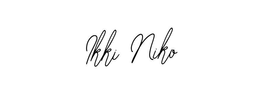 Make a beautiful signature design for name Ikki Niko. With this signature (Bearetta-2O07w) style, you can create a handwritten signature for free. Ikki Niko signature style 12 images and pictures png