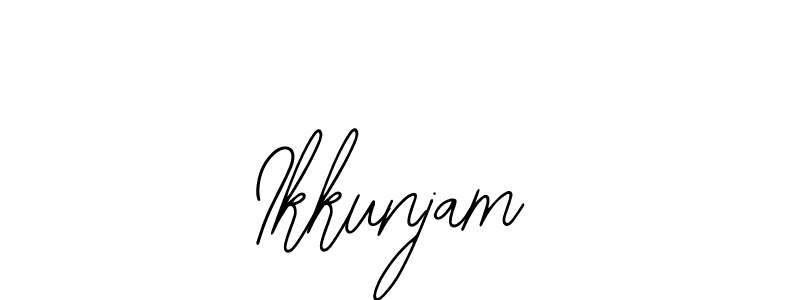 How to make Ikkunjam name signature. Use Bearetta-2O07w style for creating short signs online. This is the latest handwritten sign. Ikkunjam signature style 12 images and pictures png