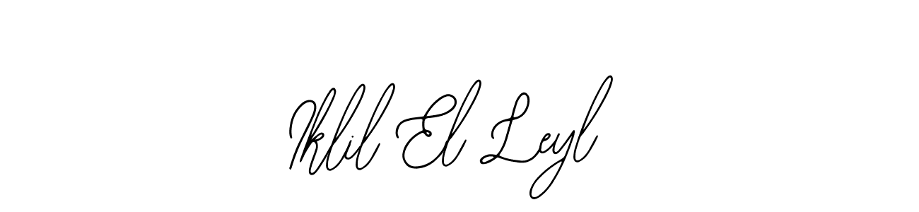 Make a beautiful signature design for name Iklil El Leyl. With this signature (Bearetta-2O07w) style, you can create a handwritten signature for free. Iklil El Leyl signature style 12 images and pictures png