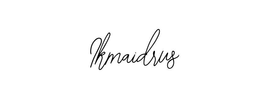 The best way (Bearetta-2O07w) to make a short signature is to pick only two or three words in your name. The name Ikmaidrus include a total of six letters. For converting this name. Ikmaidrus signature style 12 images and pictures png