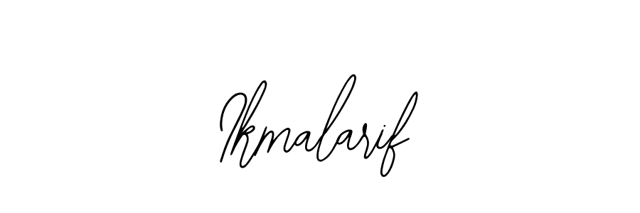 How to Draw Ikmalarif signature style? Bearetta-2O07w is a latest design signature styles for name Ikmalarif. Ikmalarif signature style 12 images and pictures png