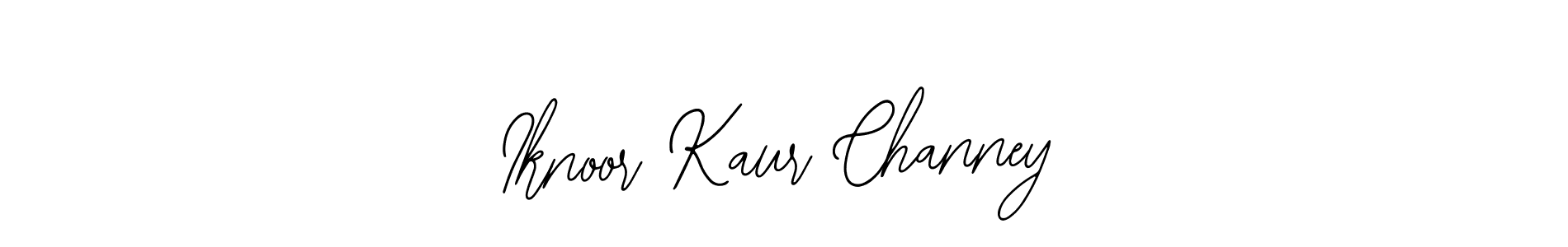 Also we have Iknoor Kaur Channey name is the best signature style. Create professional handwritten signature collection using Bearetta-2O07w autograph style. Iknoor Kaur Channey signature style 12 images and pictures png