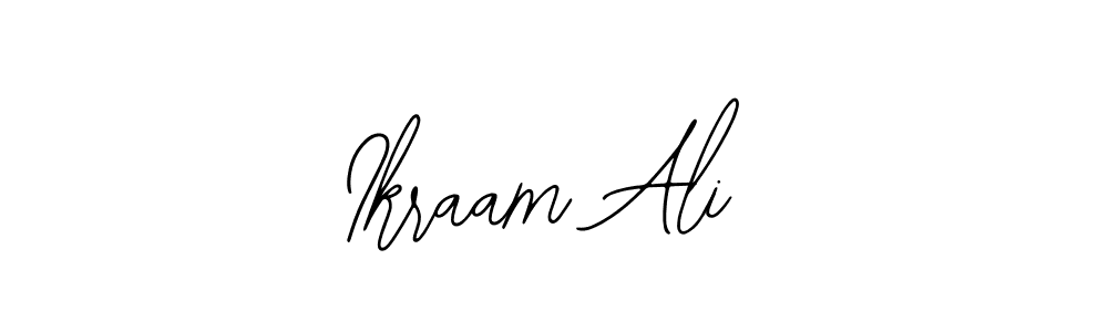 if you are searching for the best signature style for your name Ikraam Ali. so please give up your signature search. here we have designed multiple signature styles  using Bearetta-2O07w. Ikraam Ali signature style 12 images and pictures png
