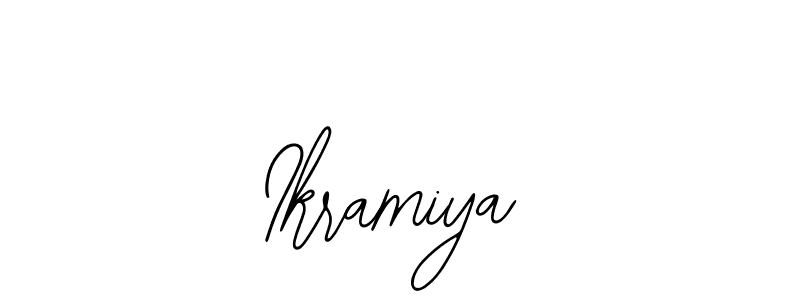 Also we have Ikramiya name is the best signature style. Create professional handwritten signature collection using Bearetta-2O07w autograph style. Ikramiya signature style 12 images and pictures png