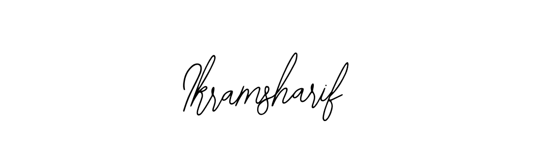 Also we have Ikramsharif name is the best signature style. Create professional handwritten signature collection using Bearetta-2O07w autograph style. Ikramsharif signature style 12 images and pictures png