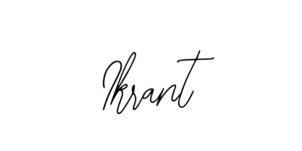 Also we have Ikrant name is the best signature style. Create professional handwritten signature collection using Bearetta-2O07w autograph style. Ikrant signature style 12 images and pictures png