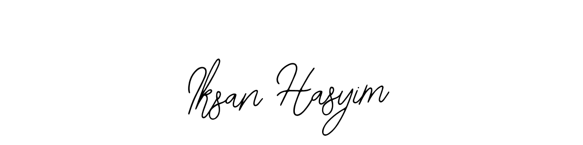 Similarly Bearetta-2O07w is the best handwritten signature design. Signature creator online .You can use it as an online autograph creator for name Iksan Hasyim. Iksan Hasyim signature style 12 images and pictures png