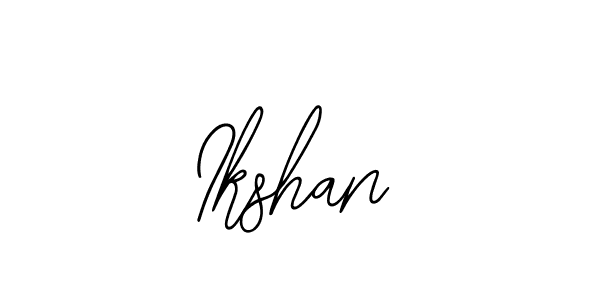 Ikshan stylish signature style. Best Handwritten Sign (Bearetta-2O07w) for my name. Handwritten Signature Collection Ideas for my name Ikshan. Ikshan signature style 12 images and pictures png