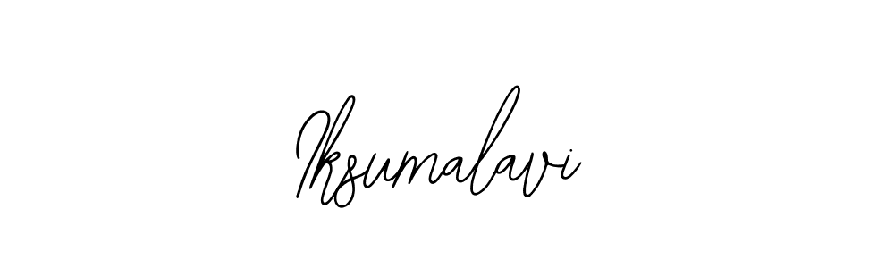 You should practise on your own different ways (Bearetta-2O07w) to write your name (Iksumalavi) in signature. don't let someone else do it for you. Iksumalavi signature style 12 images and pictures png