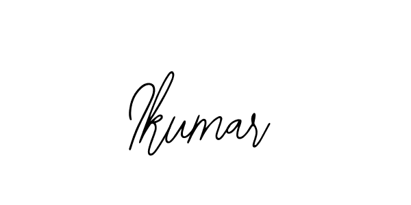 How to make Ikumar signature? Bearetta-2O07w is a professional autograph style. Create handwritten signature for Ikumar name. Ikumar signature style 12 images and pictures png