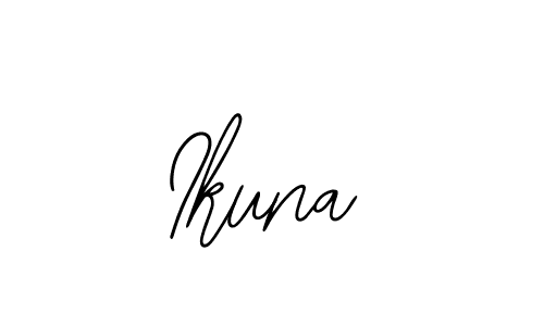 Design your own signature with our free online signature maker. With this signature software, you can create a handwritten (Bearetta-2O07w) signature for name Ikuna. Ikuna signature style 12 images and pictures png