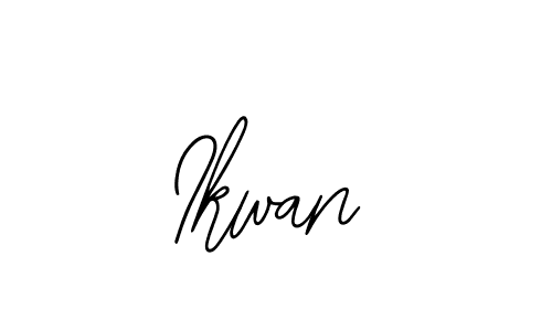 Design your own signature with our free online signature maker. With this signature software, you can create a handwritten (Bearetta-2O07w) signature for name Ikwan. Ikwan signature style 12 images and pictures png