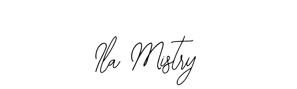 How to Draw Ila Mistry signature style? Bearetta-2O07w is a latest design signature styles for name Ila Mistry. Ila Mistry signature style 12 images and pictures png