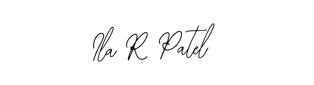 Use a signature maker to create a handwritten signature online. With this signature software, you can design (Bearetta-2O07w) your own signature for name Ila R Patel. Ila R Patel signature style 12 images and pictures png