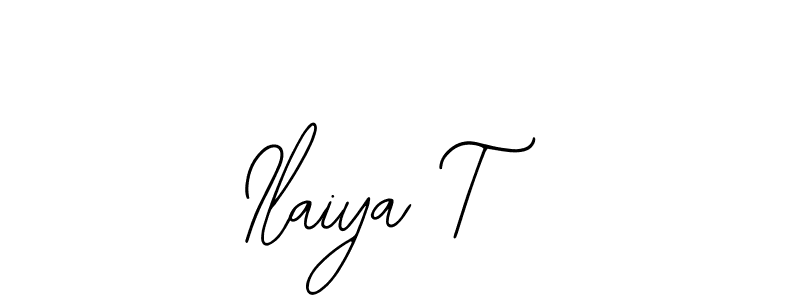 Similarly Bearetta-2O07w is the best handwritten signature design. Signature creator online .You can use it as an online autograph creator for name Ilaiya T. Ilaiya T signature style 12 images and pictures png