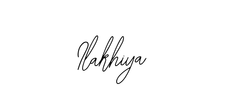 if you are searching for the best signature style for your name Ilakhiya. so please give up your signature search. here we have designed multiple signature styles  using Bearetta-2O07w. Ilakhiya signature style 12 images and pictures png