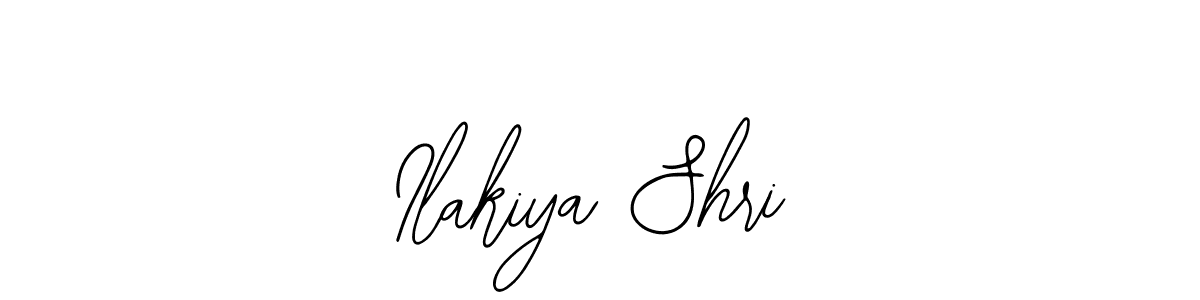 Use a signature maker to create a handwritten signature online. With this signature software, you can design (Bearetta-2O07w) your own signature for name Ilakiya Shri. Ilakiya Shri signature style 12 images and pictures png