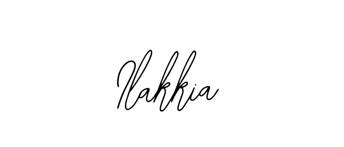 Design your own signature with our free online signature maker. With this signature software, you can create a handwritten (Bearetta-2O07w) signature for name Ilakkia. Ilakkia signature style 12 images and pictures png