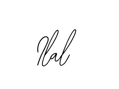 You should practise on your own different ways (Bearetta-2O07w) to write your name (Ilal) in signature. don't let someone else do it for you. Ilal signature style 12 images and pictures png