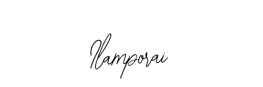 Ilamporai stylish signature style. Best Handwritten Sign (Bearetta-2O07w) for my name. Handwritten Signature Collection Ideas for my name Ilamporai. Ilamporai signature style 12 images and pictures png