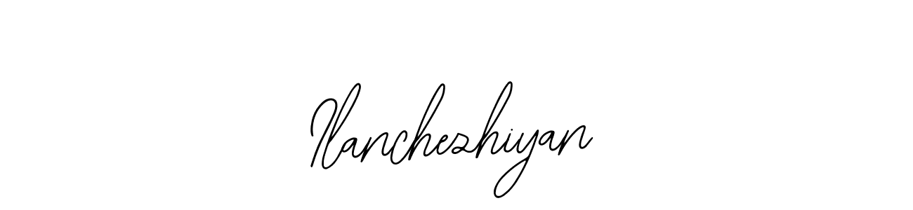 You should practise on your own different ways (Bearetta-2O07w) to write your name (Ilanchezhiyan) in signature. don't let someone else do it for you. Ilanchezhiyan signature style 12 images and pictures png
