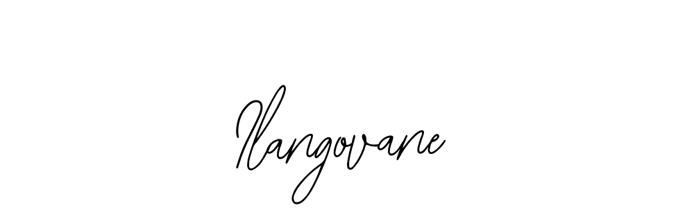 How to make Ilangovane name signature. Use Bearetta-2O07w style for creating short signs online. This is the latest handwritten sign. Ilangovane signature style 12 images and pictures png