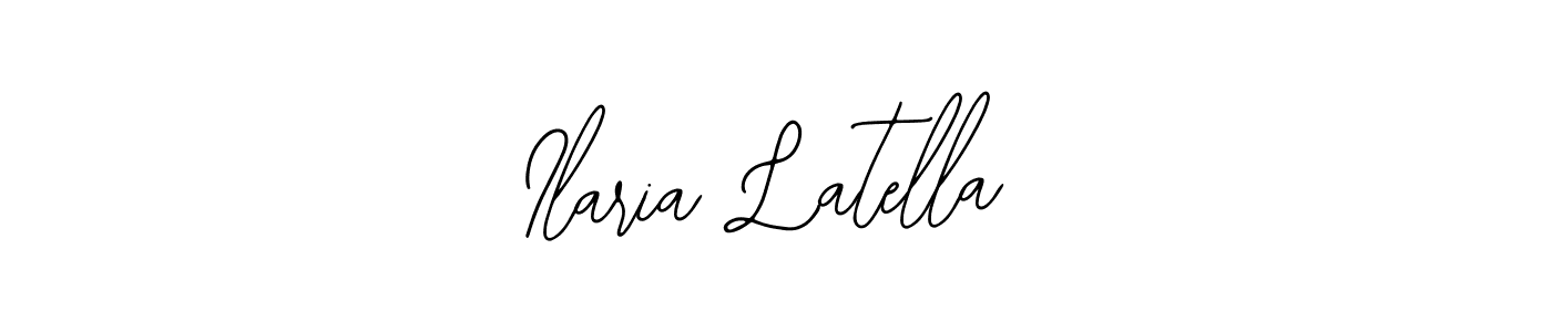 Bearetta-2O07w is a professional signature style that is perfect for those who want to add a touch of class to their signature. It is also a great choice for those who want to make their signature more unique. Get Ilaria Latella name to fancy signature for free. Ilaria Latella signature style 12 images and pictures png
