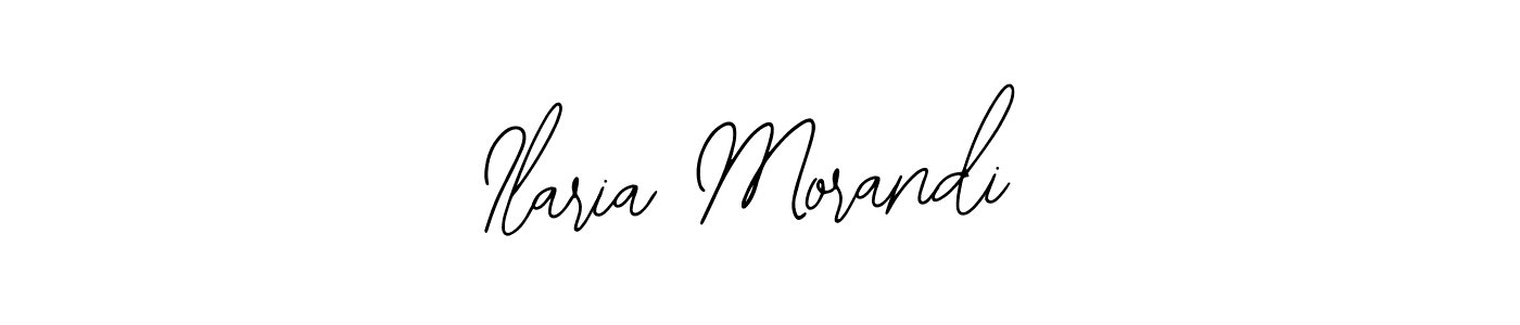 Create a beautiful signature design for name Ilaria Morandi. With this signature (Bearetta-2O07w) fonts, you can make a handwritten signature for free. Ilaria Morandi signature style 12 images and pictures png