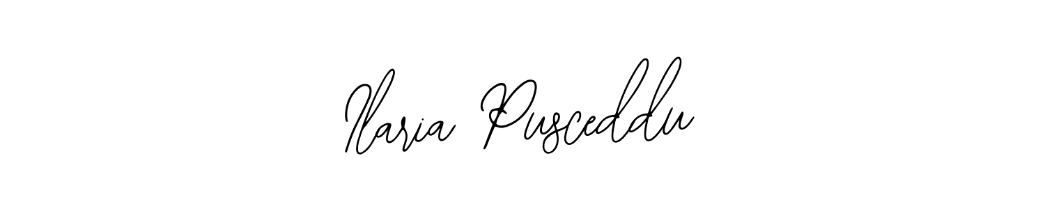 Make a beautiful signature design for name Ilaria Pusceddu. With this signature (Bearetta-2O07w) style, you can create a handwritten signature for free. Ilaria Pusceddu signature style 12 images and pictures png