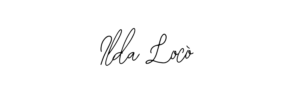 How to make Ilda Locò signature? Bearetta-2O07w is a professional autograph style. Create handwritten signature for Ilda Locò name. Ilda Locò signature style 12 images and pictures png