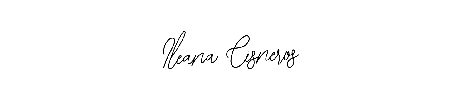 You should practise on your own different ways (Bearetta-2O07w) to write your name (Ileana Cisneros) in signature. don't let someone else do it for you. Ileana Cisneros signature style 12 images and pictures png