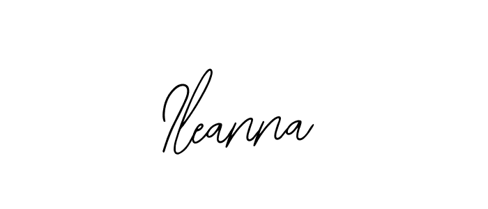 Make a short Ileanna signature style. Manage your documents anywhere anytime using Bearetta-2O07w. Create and add eSignatures, submit forms, share and send files easily. Ileanna signature style 12 images and pictures png