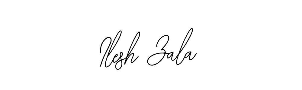 The best way (Bearetta-2O07w) to make a short signature is to pick only two or three words in your name. The name Ilesh Zala include a total of six letters. For converting this name. Ilesh Zala signature style 12 images and pictures png